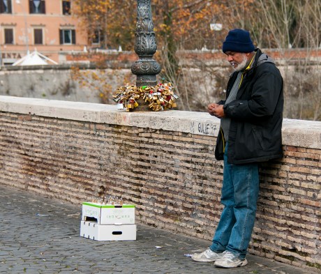 venditore di lucchetti